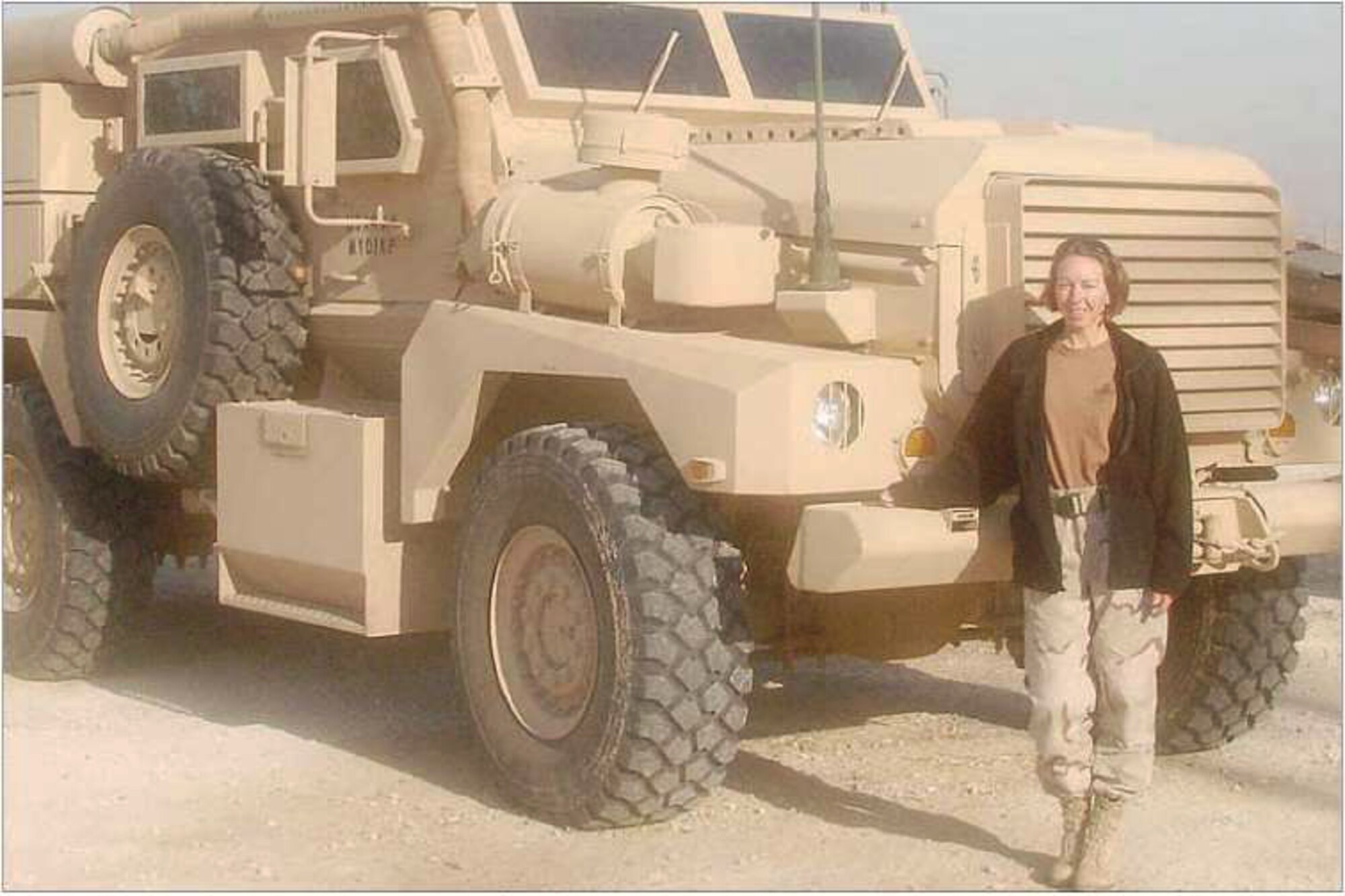 U.S. Air Force Tech. Sgt. Michelle Barefield, explosive ordnance disposal specialist, supported operations in Iraq in 2006 where she faced a series of challenging events. Days after arriving in Iraq, she and her EOD unit were tasked to dispose of an improvised explosive device, which ultimately killed one of her teammates and injured another. Barefield took charge of the scene and provided first aid to the injured Airman. (Courtesy photo)