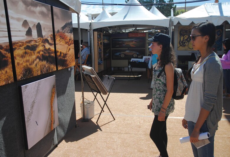 Some 260 artists showcased a variety of works, from painting to sculpture to woodworking, giving many festivalgoers a reason to pause.