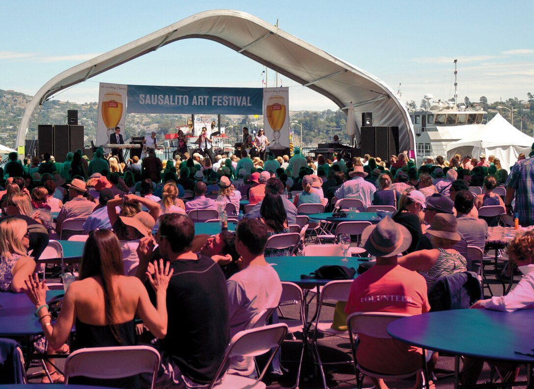 The Sausalito Art Festival, held at the Bay Model Visitor Center waterfront since 1988, welcomed more than 30,000 visitors Aug. 30 to Sept. 1. 