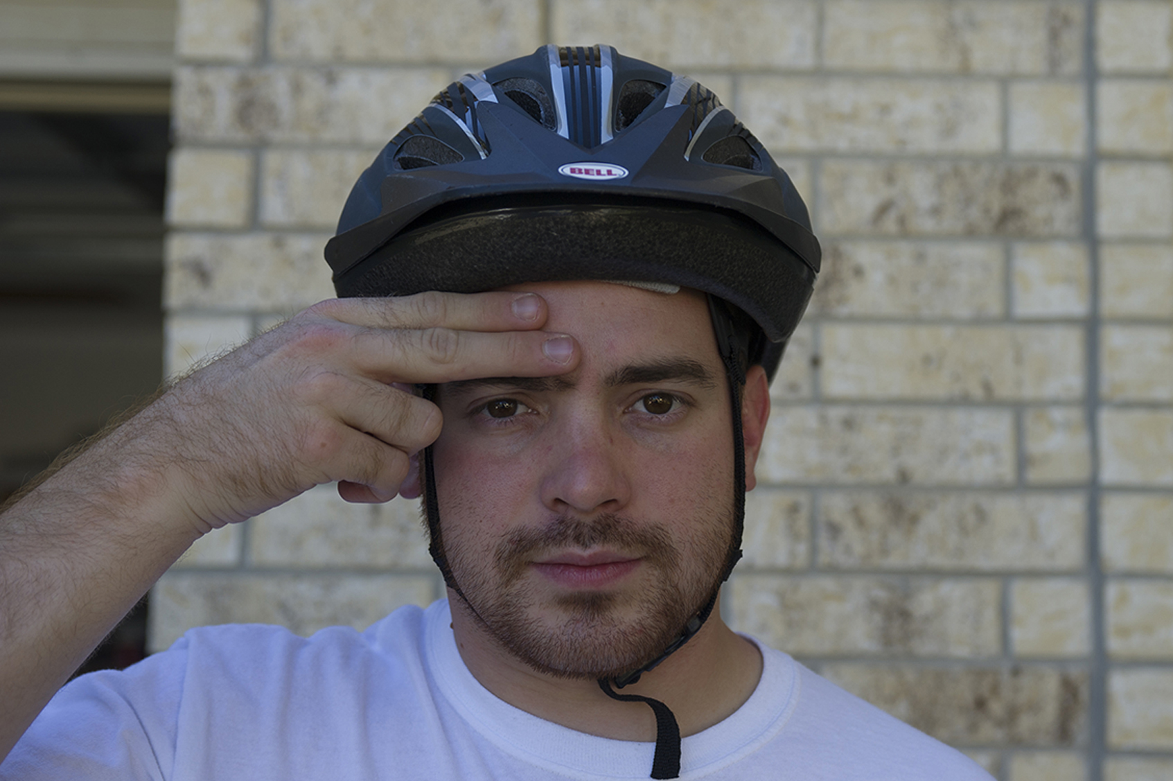 Bike helmet too big store