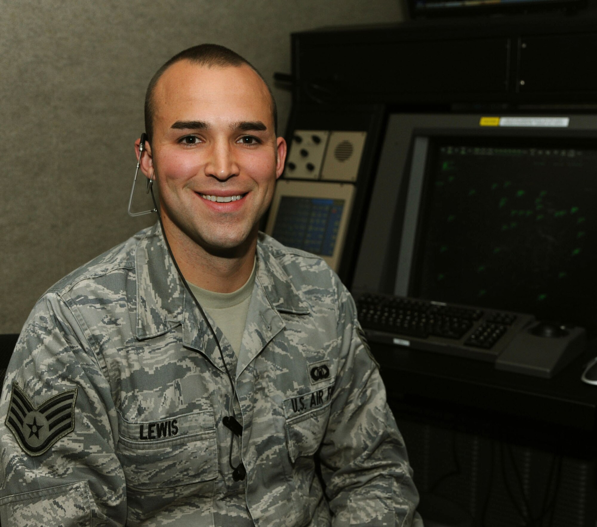 Staff Sgt. Adam Lewis, an air traffic control watch supervisor with the 71st Operations Support Squadron, at Vance Air Force Base, Okla., rescued two children from a river while he was on leave in Arkansas in May. (U.S. Air Force photo/ Senior Airman Frank Casciotta)