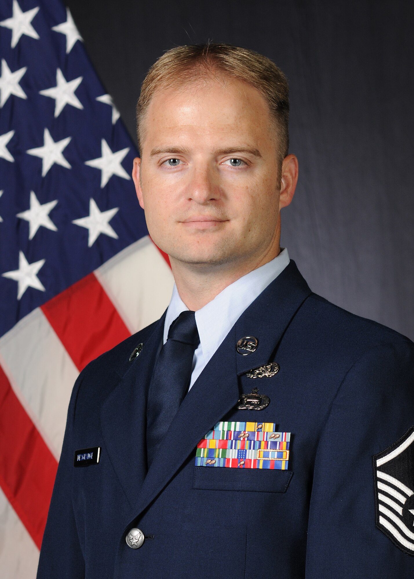 VANDENBERG AIR FORCE BASE, Calif. -- Master Sgt. Jim Desgrange, non commissioned officer in charge within the requirements branch of the 14th Air Force communications directorate, Vandenberg Air Force Base, Calif., is a regular volunteer at a number of different events aimed at counseling young people in the local area. (U.S. Air Force Courtesy Photo)