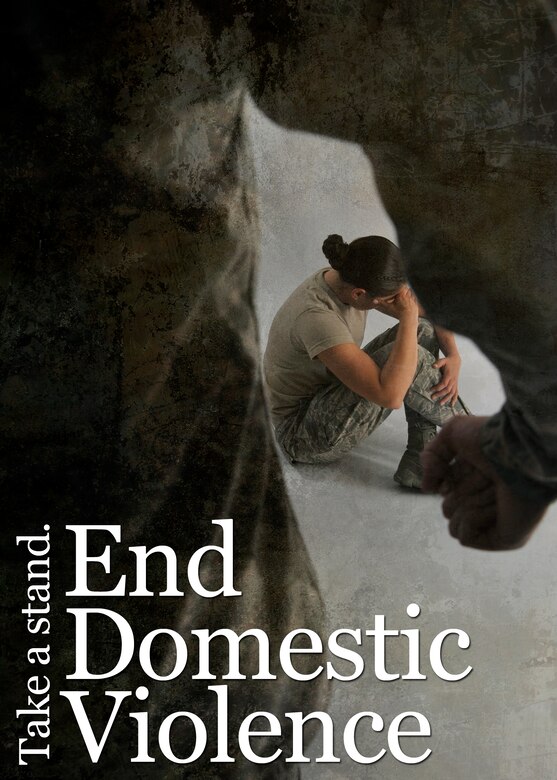 Domestic Violence exists in the military and there are helping agencies available to raise awareness and provide assistance. At McConnell, Family Advocacy can be reached at 316-759-4325, the Sexual Assault Prevention and Response office at 316-759-3048, Military Family Life Counseling at 316-295-6953 and Military One Source, is available on-line at http://www.militaryonesource.mil/abuse. (U.S. Air Force photo illustration by Senior Airman Katrina Brisbin) 