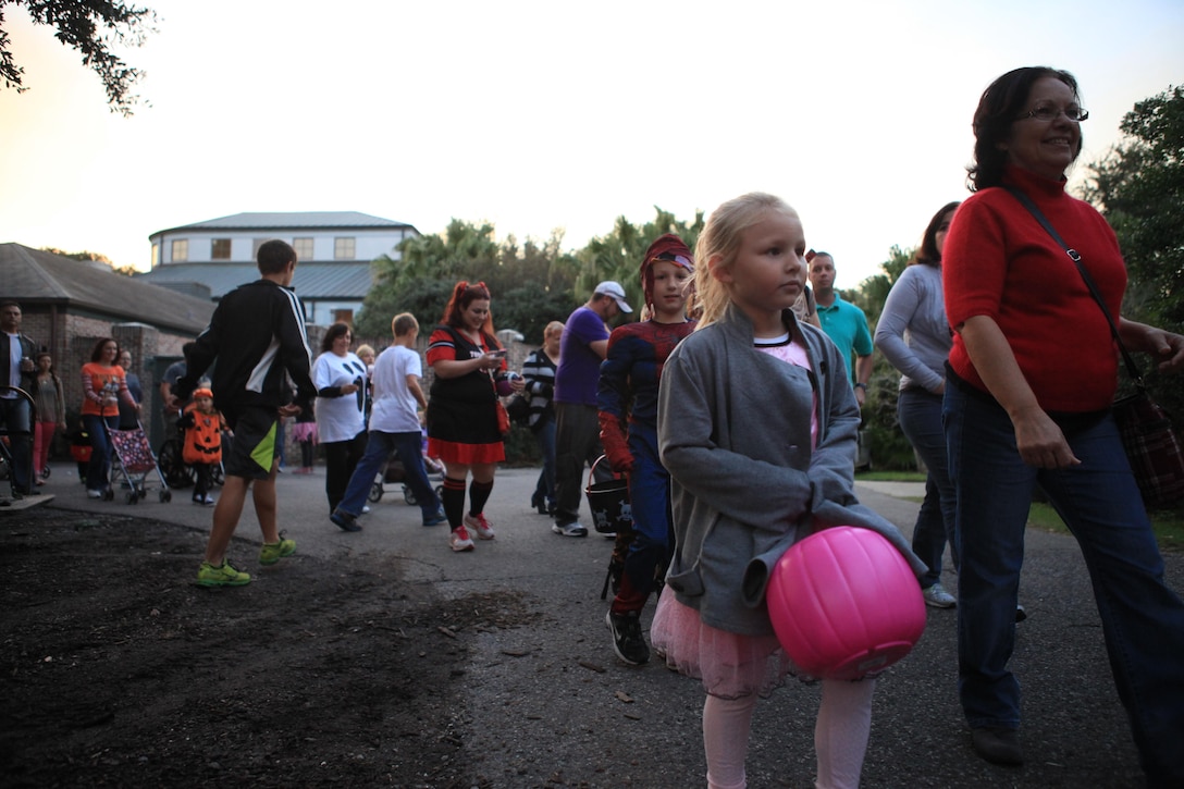 NEW ORLEANS – Thousands of costumed children and their parents attended the Children’s Hospital New Orleans’ annual fundraiser, Boo at the Zoo, Oct. 19, 2013. The event is held for two weekends in October every year at the Audubon Zoo. All proceeds help fund the Children’s Hospital, New Orleans. (U.S Marine Corps photo by Lance Cpl. Tiffany Edwards)