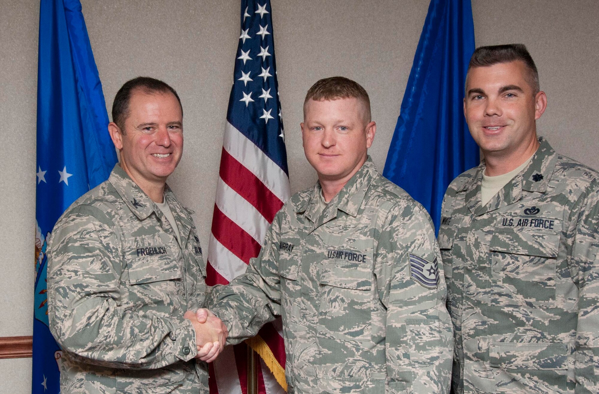 Tech. Sgt. Michael Murray, a 366th Training Squadron section chief from Maplesville, Ala., who has 16 years of service in the Air Force has been selected as the commander's "Wingman of Choice". He was chosen based on his professionalism and work ethic. (U.S. Air Force photo by Airman 1st Class Jelani Gibson) 