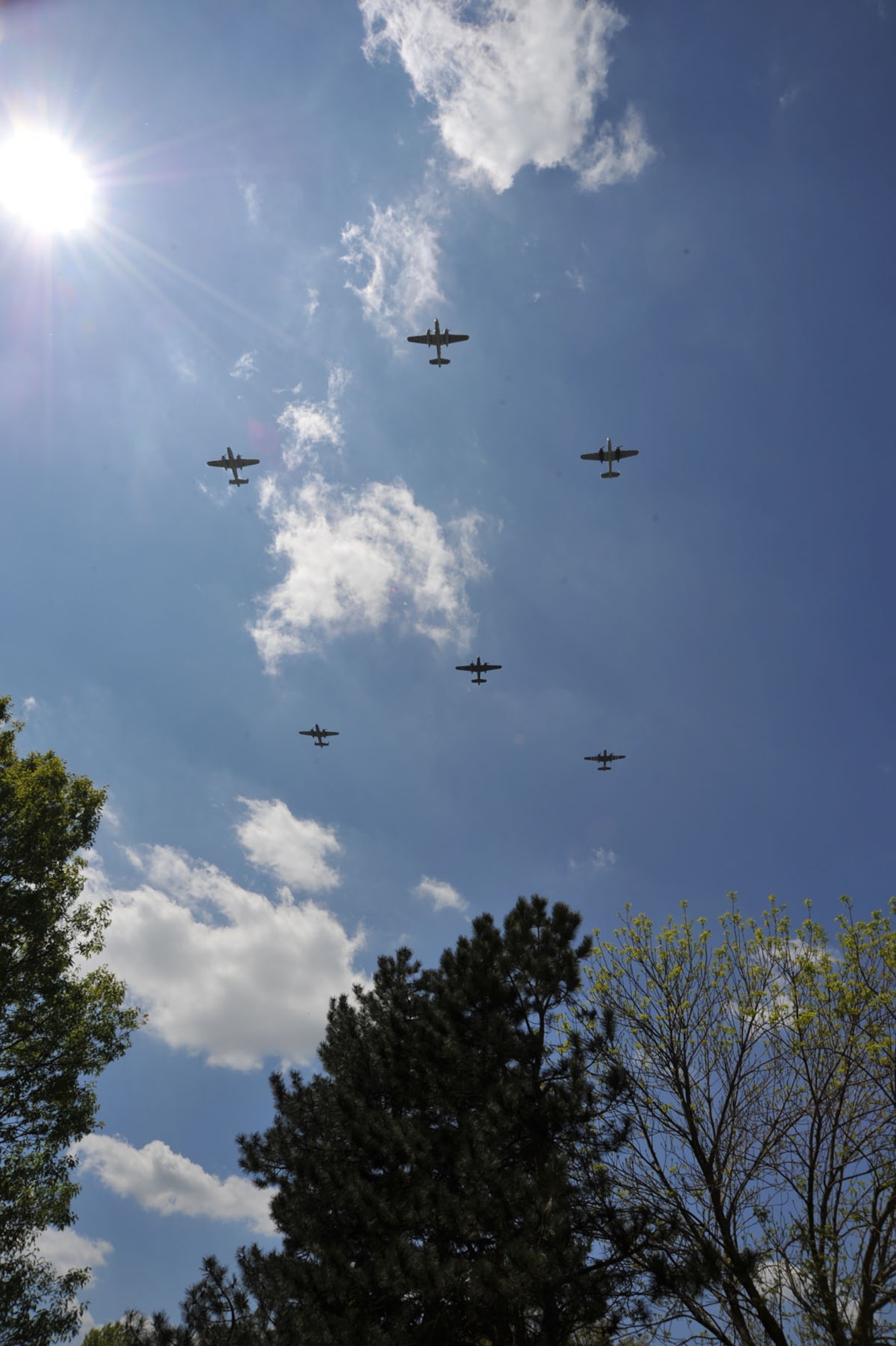 Six B-25 bombers are scheduled to flyover the National Museum of the U.S. Air Force as part of the Doolittle Raiders' Final Toast. 
