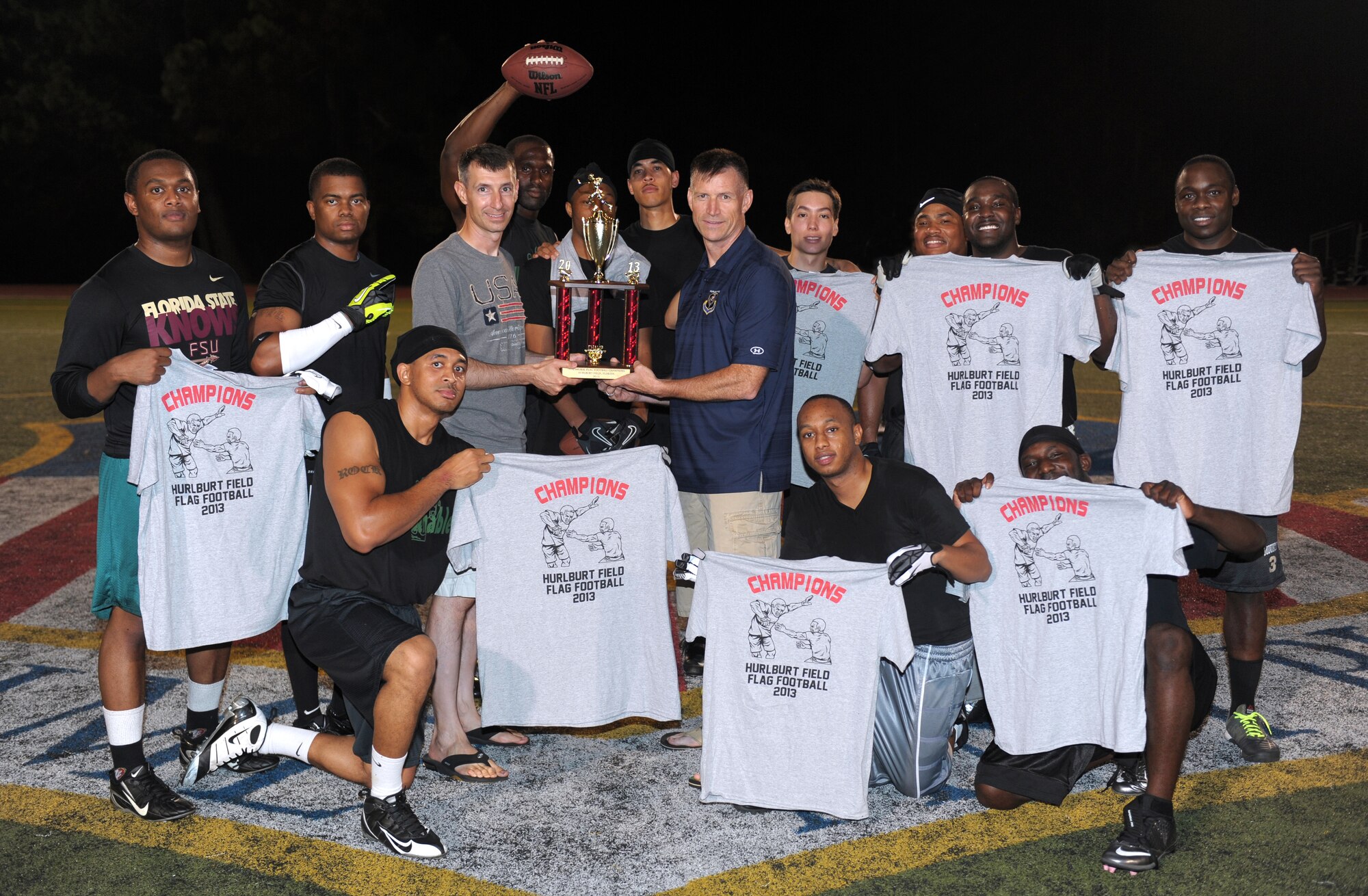 1st SOLRS captures flag football title in double-overtime