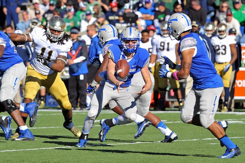 Fighting Irish Take Down Falcons 45 10 U S Air Force Article Display