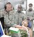 Aeromedical evacuation team students work with a mannequin outside a C-130 simulator. (Photos by Tara Dixon Engel)