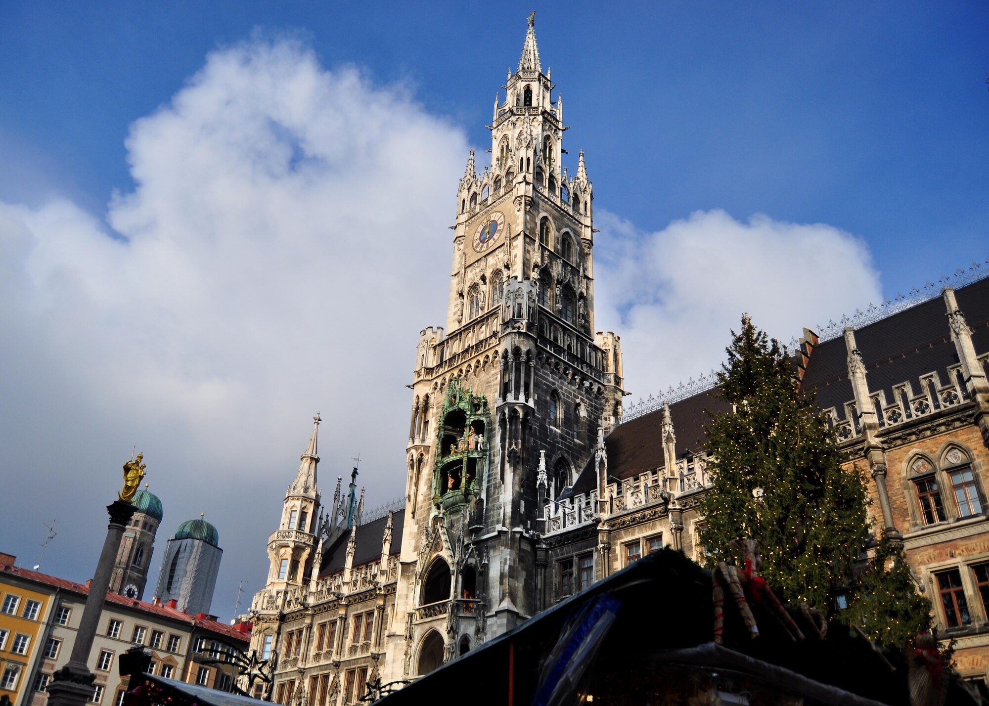 During Christmas in Munich, Germany, more than 20 Christmas markets are located in the heart of the city center. There are several resources available and multiple opportunities for Airmen and their families to travel during the holidays and make the most of their European tour. (U.S. Air Force photo/Staff Sgt. Evelyn Chavez)