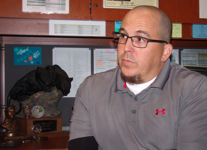 Rob Vickers, a resource advisor for the 96th Security Forces Squadron, was recently recognized by the Air Force as its recipient of the 2013 DoD Disability Award.  (USAF photo/Lois Walsh)