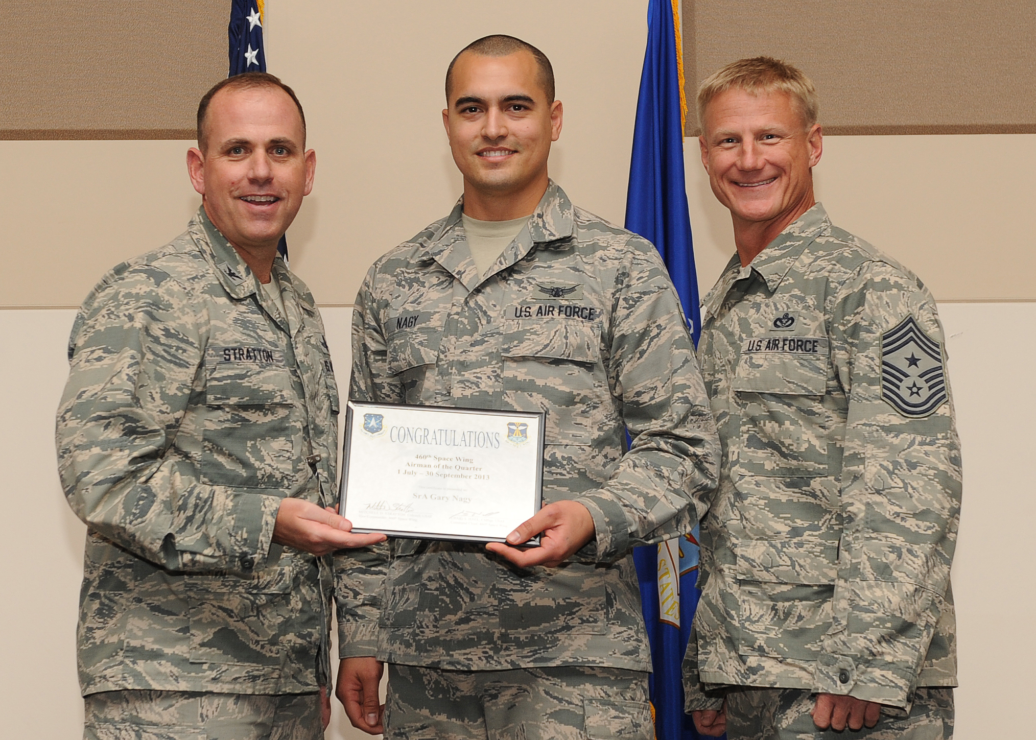 460th Space Wing Quartery and Team Buckley Awards