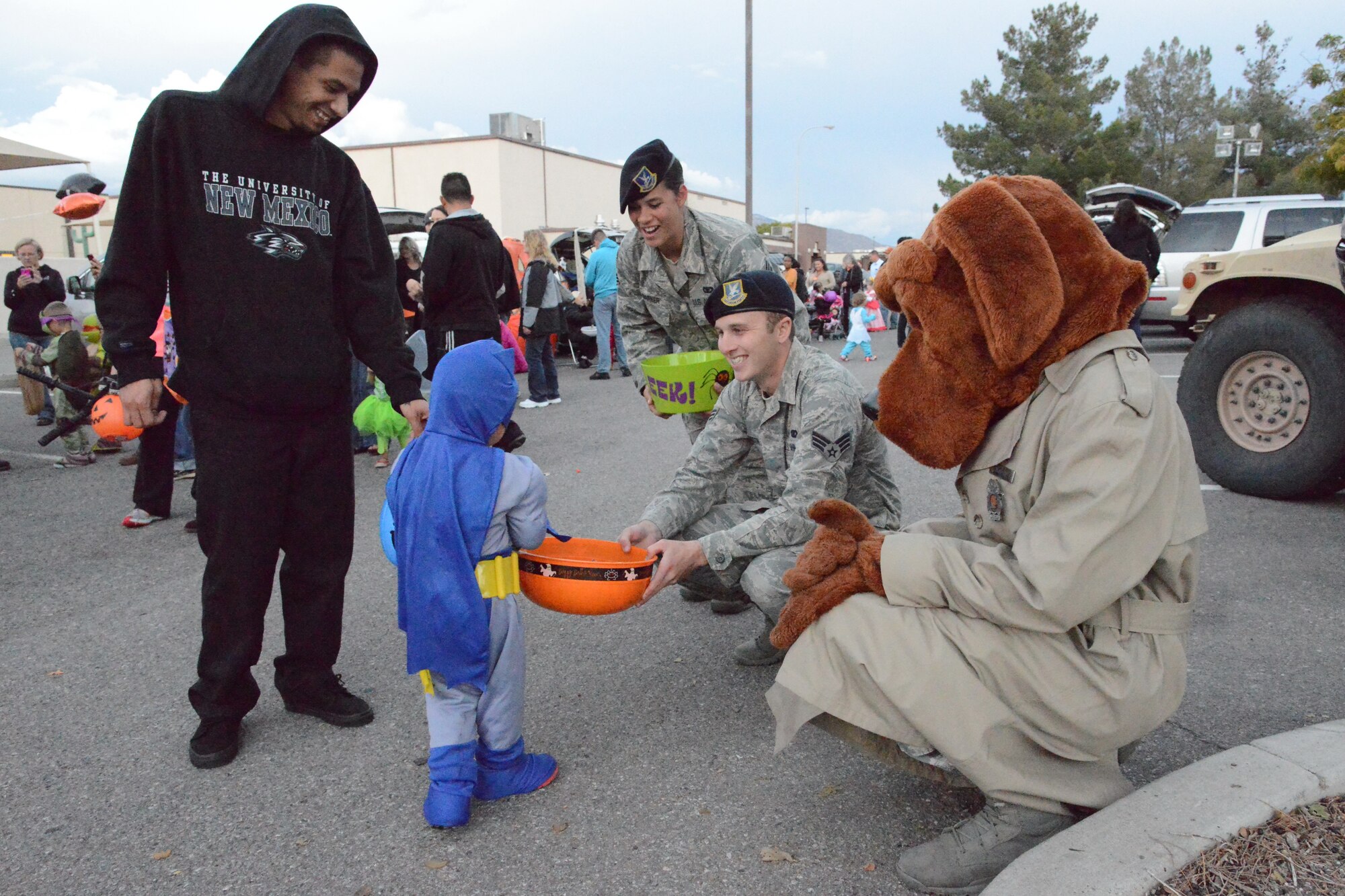Friday evening’s Bootastic fall carnival at the youth center was a success, with hundreds of children in costume. The carnival featured a haunted house, an obstacle course, a variety of games, dozens of vendors and “trunk-or-treat."  (Photo by Ken Moore)