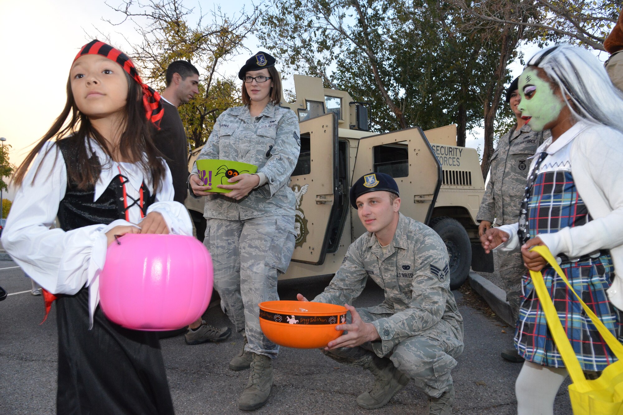 Friday evening’s Bootastic fall carnival at the youth center was a success, with hundreds of children in costume. The carnival featured a haunted house, an obstacle course, a variety of games, dozens of vendors and “trunk-or-treat."  (Photo by Ken Moore)