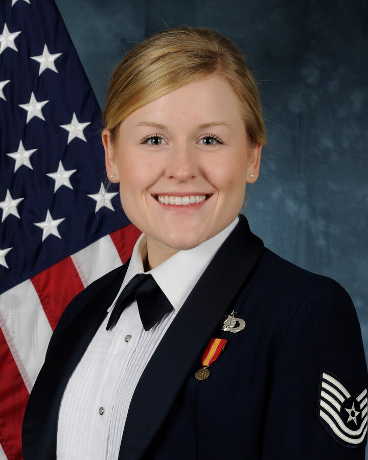 The Singing Sergeants welcomes its newest soprano (A.F. Photo)