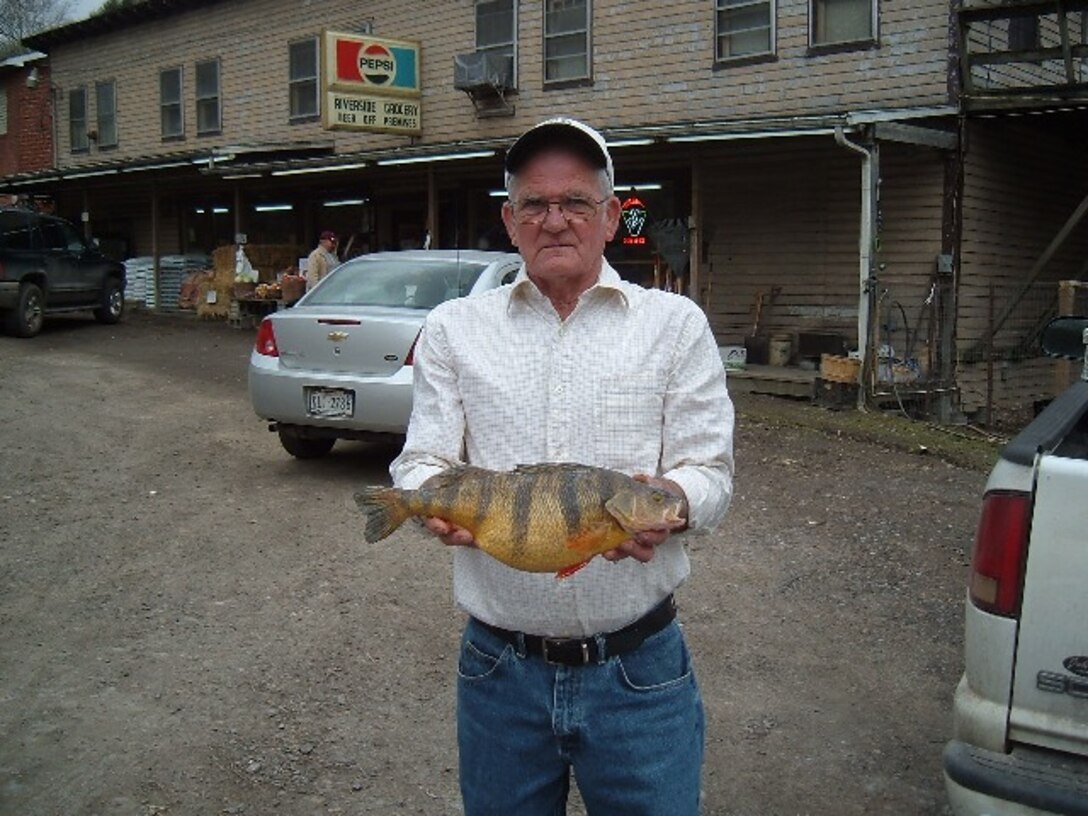 This State Record Yellow Perch weighing 3 lbs was caught at John W. Flannagan on March 8, 2010. 