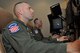 (Front) MQ-9 Reaper sensor operator Tech. Sgt. Mark and pilot Maj. Christopher, 91st Attack Squadron, conduct continuation training in a Ground Control Station simulator Aug. 12. (courtesy photo)