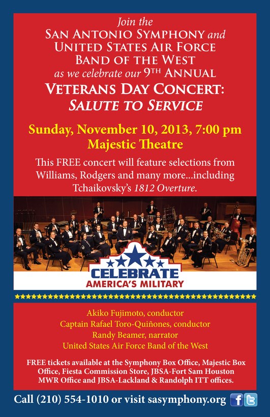 Veterans Day Concert Flyer 2013
