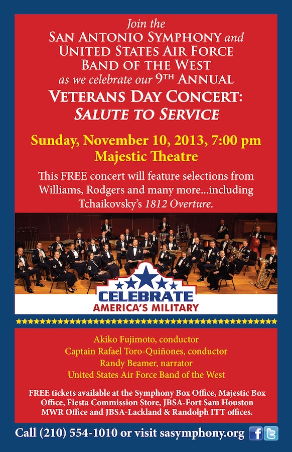 Veterans Day Concert Flyer 2013