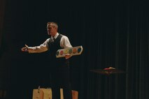 Kids and parents gathered to enjoy the mystery of magic at the Marine Corps Air Station New River theater for the air station’s sixth annual Kid’s Day, Aug. 21.