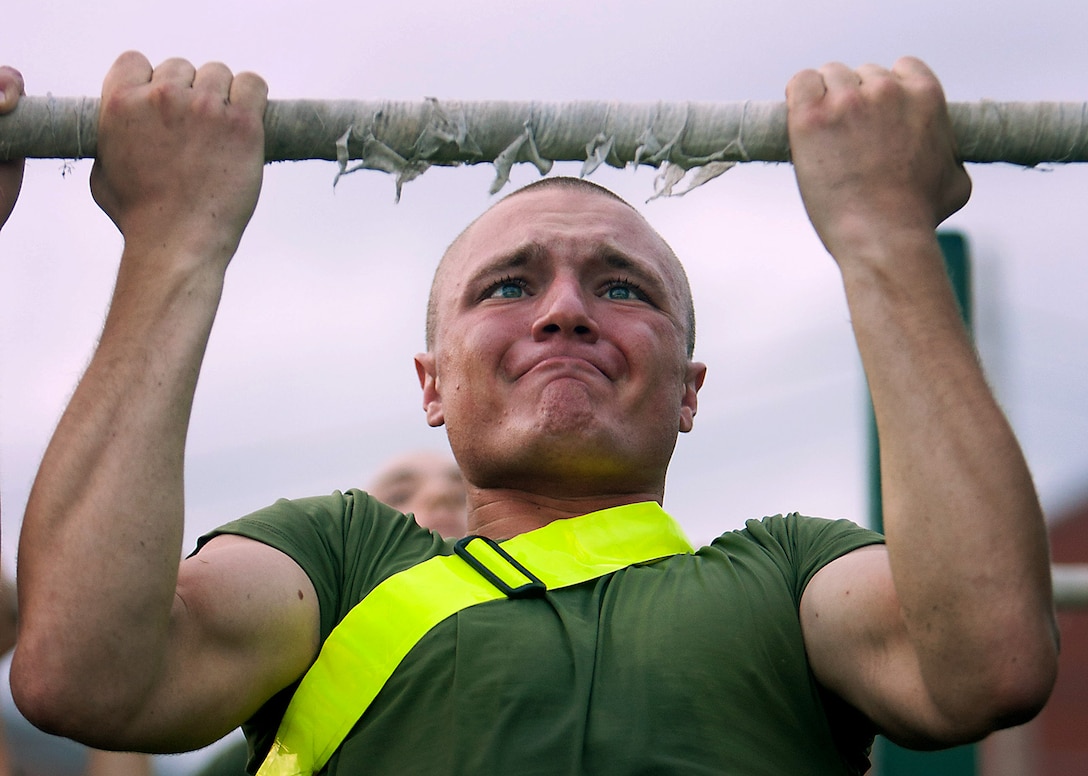 Rct. Nathan Dix, a 19-year-old native of Pemberville, Ohio, is currently training at Marine Corps Recruit Depot Parris Island, S.C., in hopes of earning the title of United States Marine. Dix is training with Platoon 3074, Mike Company, 3rd Recruit Training Battalion, and is scheduled to graduate Oct. 6, 2013. “I decided to join the Marine Corps because the Marine Corps offered a challenge that none of the other branches could offer me. The Marine Corps is respected and well known throughout the world, and anyone who wanted to be the best will join. I joined the military because … I wanted to fight for a cause that I believe in,” said Dix, who graduated from Eastwood High School in Luckey, Ohio, in 2011. Approximately 20,000 recruits come to Parris Island annually for the chance to become United States Marines by enduring 13 weeks of rigorous, transformative training. Parris Island is home to entry-level enlisted training for 50 percent of males and 100 percent for females in the Marine Corps. (Photo by Cpl. Caitlin Brink)