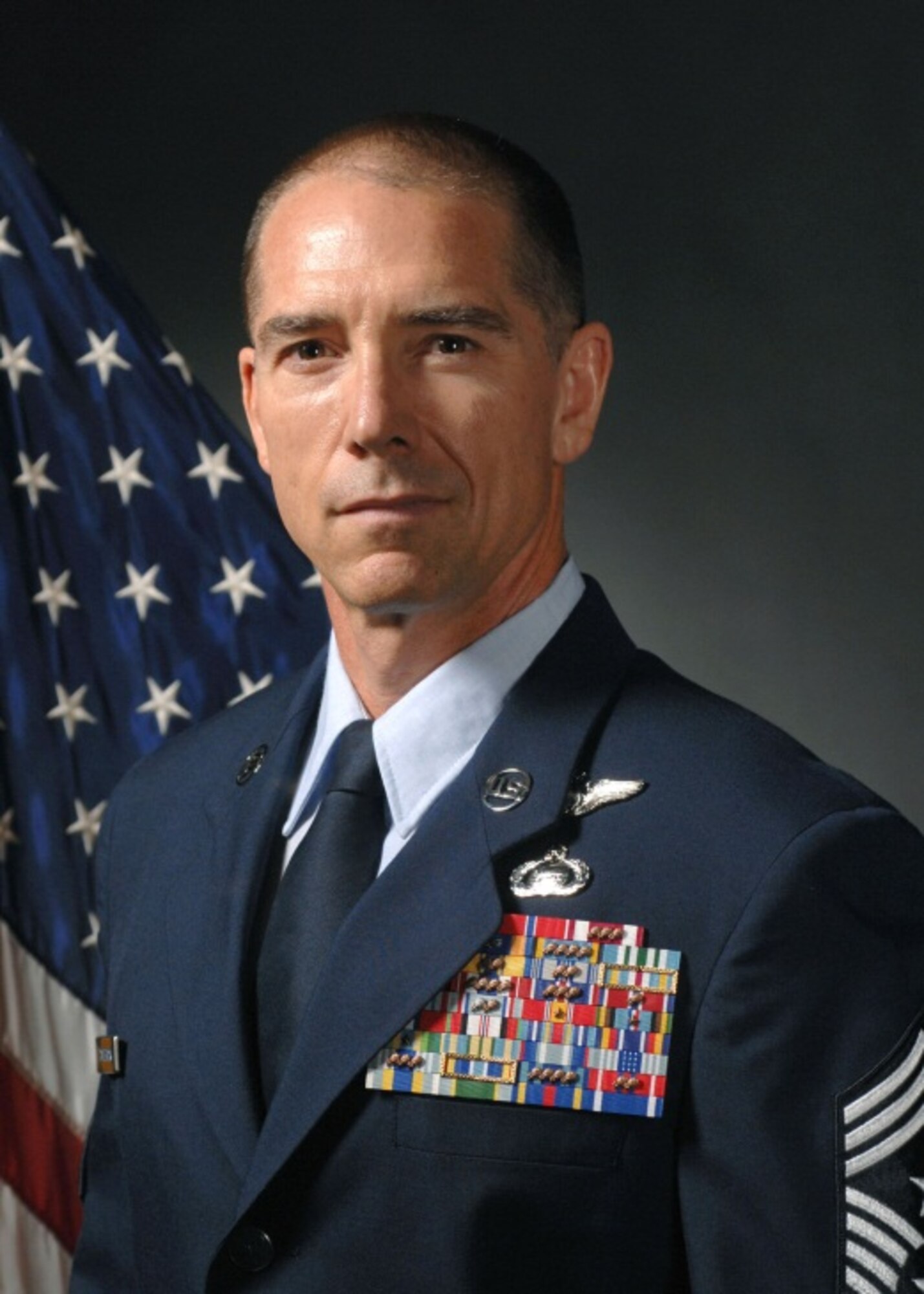 The 480th Intelligence, Surveillance and Reconnaissance Wing at Langley Air Force Base, Va.,  welcomed the newest member of its leadership team June 7, 2013, as Chief Master Sgt. Roger Towberman took the seat as the wing's command chief. Towberman, who most recently served as the superintendent of the 55th Electronic Combat Group at Davis-Monthan Air Force Base, Ariz., began his Air Force career in September 1990, and has held a variety of duties, including ground and airborne cryptologic language analyst, mission supervisor and superintendent. (Air Force official photo/Released)
