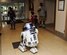 This replica of Star Wars’ "R2-D2" astromech droid brought a smile to the faces of many as it cruised through the main corridor of the McDonald Army Health Center at Fort Eustis, Va., Aug. 23, 2013. Matt Hammer, an emergency medical technician at the health center, built the replica by hand, and frequently showcases it in the community. (U.S. Army photo by Marlon Martin/Released)