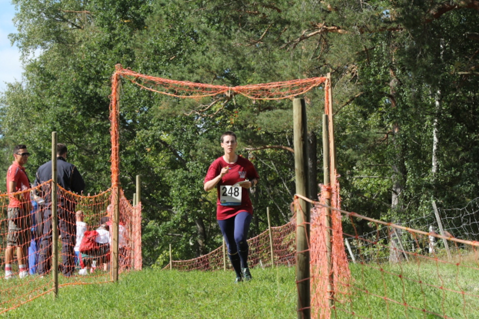 2LT Hannah Culberg (Army)leads the U.S. charge at the 2013 CISM World Orienteering Military Championship hosted by the Swedish Armed Forces in Eksjo, Sweden from 26 August to 1 September.