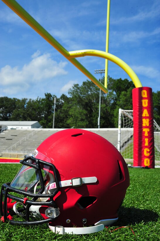 The Quantico Warriors win their first game after three years of losses. The team started the regular season by beating the Massanutten Military Academy Colonels, 23-12, on Aug. 30, 2013, in Woodstock, Va.