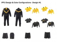 One of the design options for the Improved Physical Fitness Uniform.