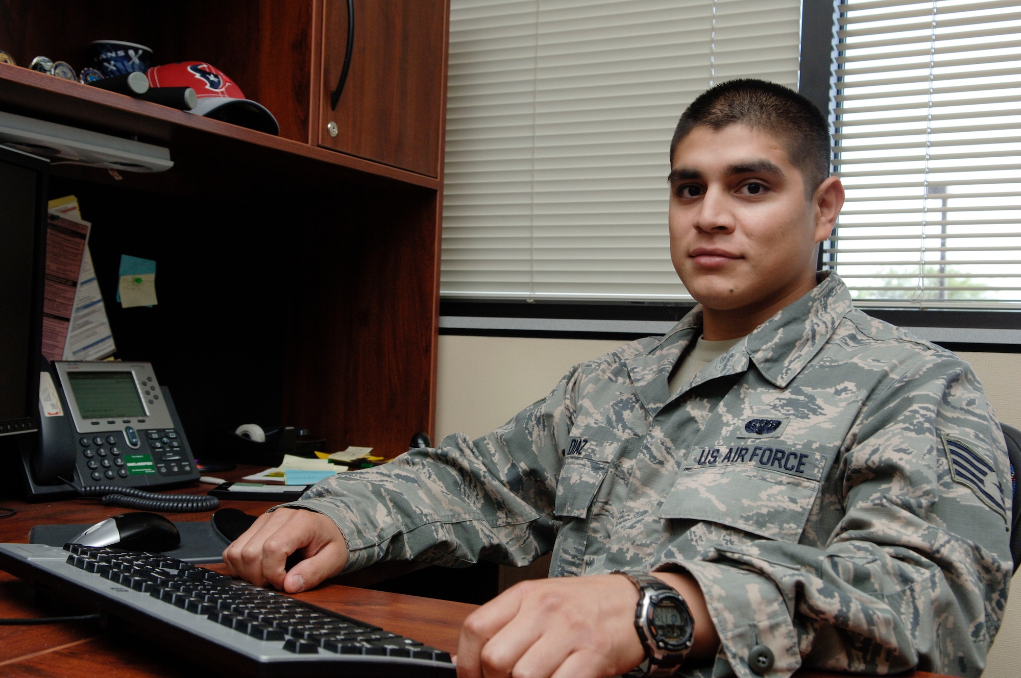 “I would like to have inner pockets on the uniform top, which would allow for more storage.” - Staff Sgt. Fernando Diaz, 12th Air Force (Air Forces Southern) Client System Support. 