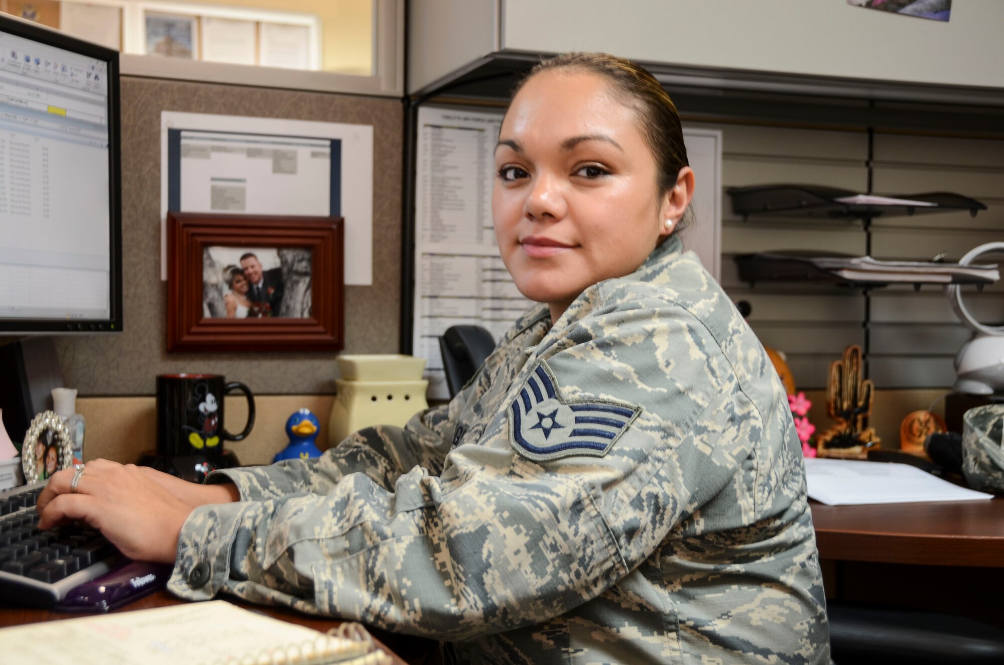 “I would like to have velcro on the uniform instead of buttons. I think having the velcro would make the uniform fit a little smoother.” - Staff Sgt. Arcelia Hauge, 12th Air Force (Air Forces Southern) Command Support Staff