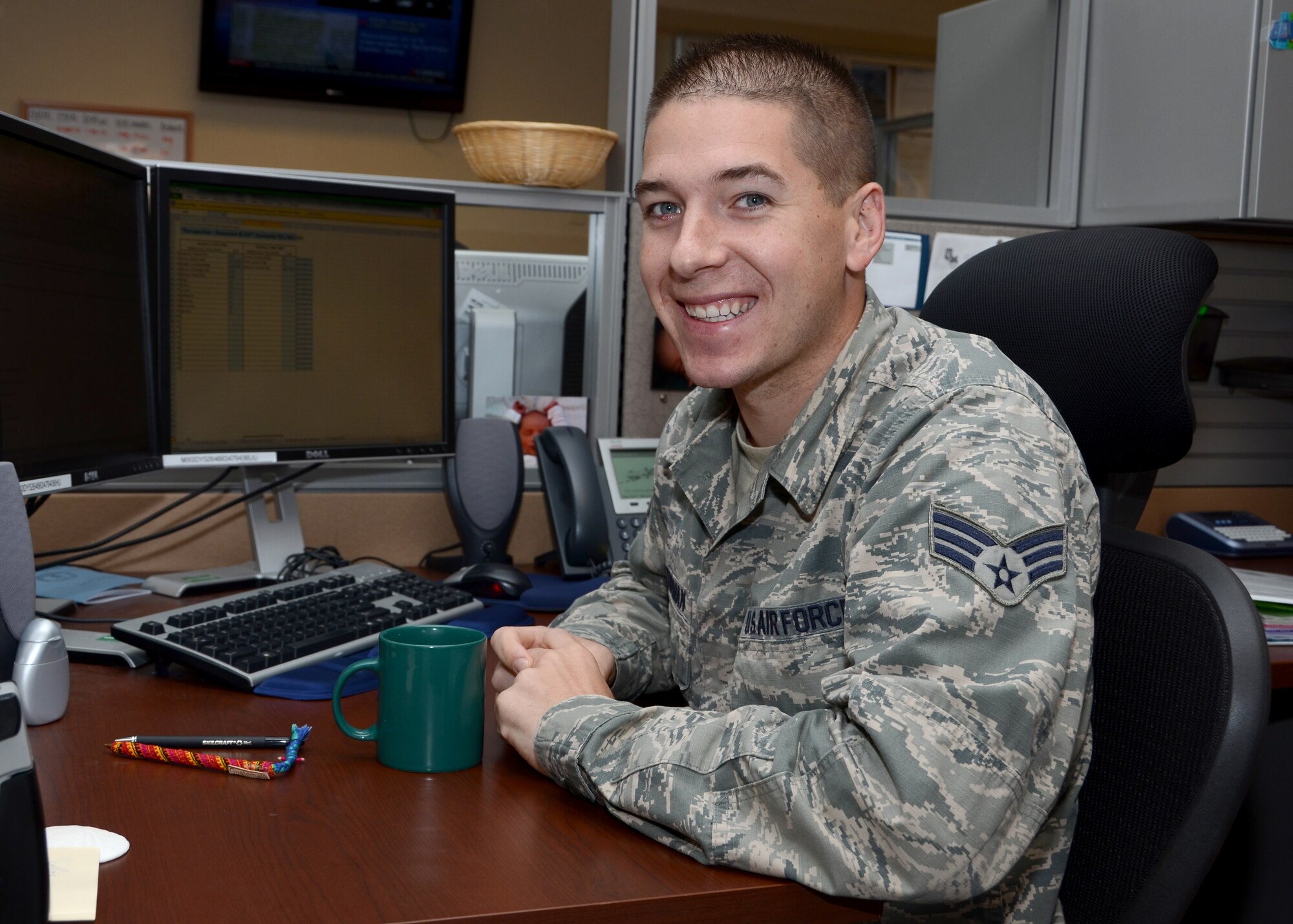 “I think it’s neat and that it holds everyone accountable.  You’re not just giving the Air Force nothing and getting something in return, tuition assistance is not and entitlement.  It’s going to keep a lot of people who are performing at bare minimum from using it.  I like it a lot.” - Senior Airman David Westerman, 12th Air Force (Air Forces Southern) Command Support Staff. 