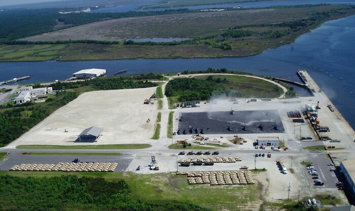 In the current fiscal year, 40 percent of all the surface cargo moving worldwide traveled through 841st ports along the Atlantic Ocean and 6 percent of the cargo went through JB Charleston alone. (Courtesy photo)