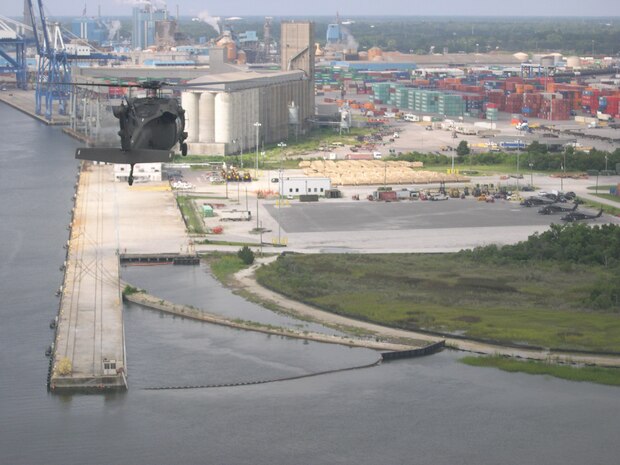 The 841st Trasportation Battalion conducts documentation support and port clearance, loads, unloads and onward-moves cargo that comes to their ports via ocean, and goes out from the 841st TB via rail or truck. (Courtesy photo)