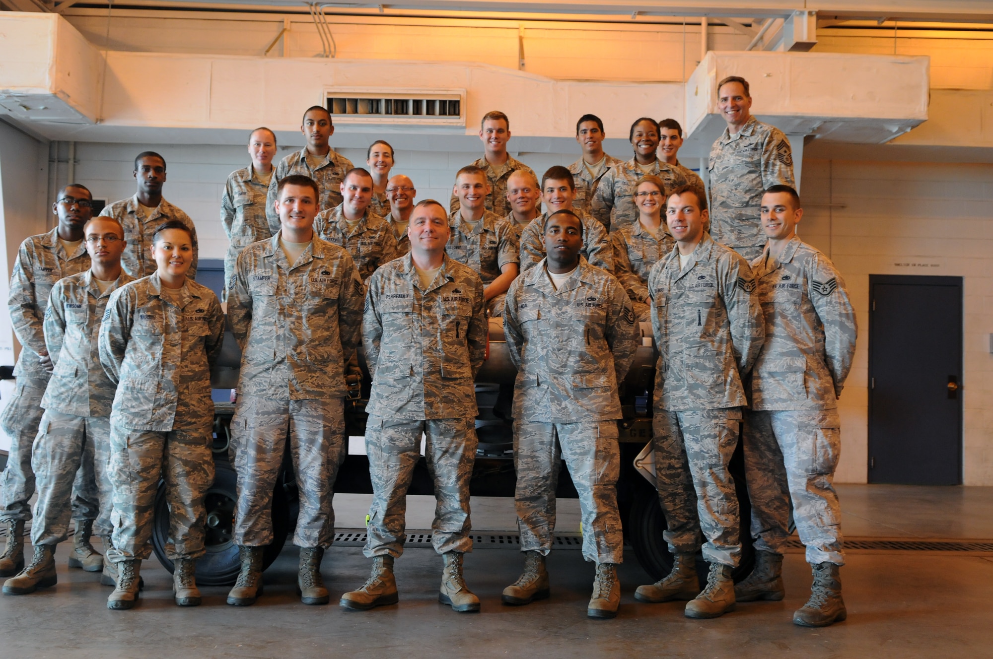 The 5th Munitions Squadron's conventional maintenance section inspects, assembles, tests and disassembles 18 different conventional weapons systems that are used in support of the 5th Bomb Wing's Unit Committed Munitions List for use during any world-wide contingencies when called upon.  The section schedules and coordinates the 5th BW aircrew munitions requirements with Munitions Control & the Wing Weapons Officer to ensure weapons availability for 5th BW’s aircrew training and certifications. (Photo courtesy of the Command Chief Office)