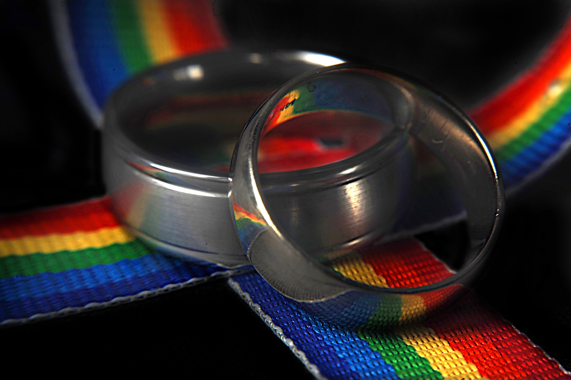 The Department of Defense extended benefits to legally married same-sex military couples Sept. 3. Applicable individuals can begin submitting required paperwork for spouses by visiting the base Military Personnel Flight located on the third floor of the Pride Building. (U.S. Air Force photo/Senior Airman Stephanie R. Sauberan)