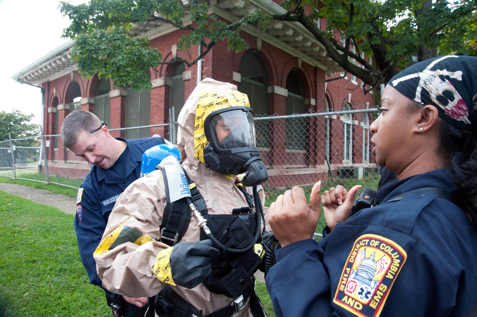D.C. National Guard members recently participated in training with other agencies to help protect the nation's capital.