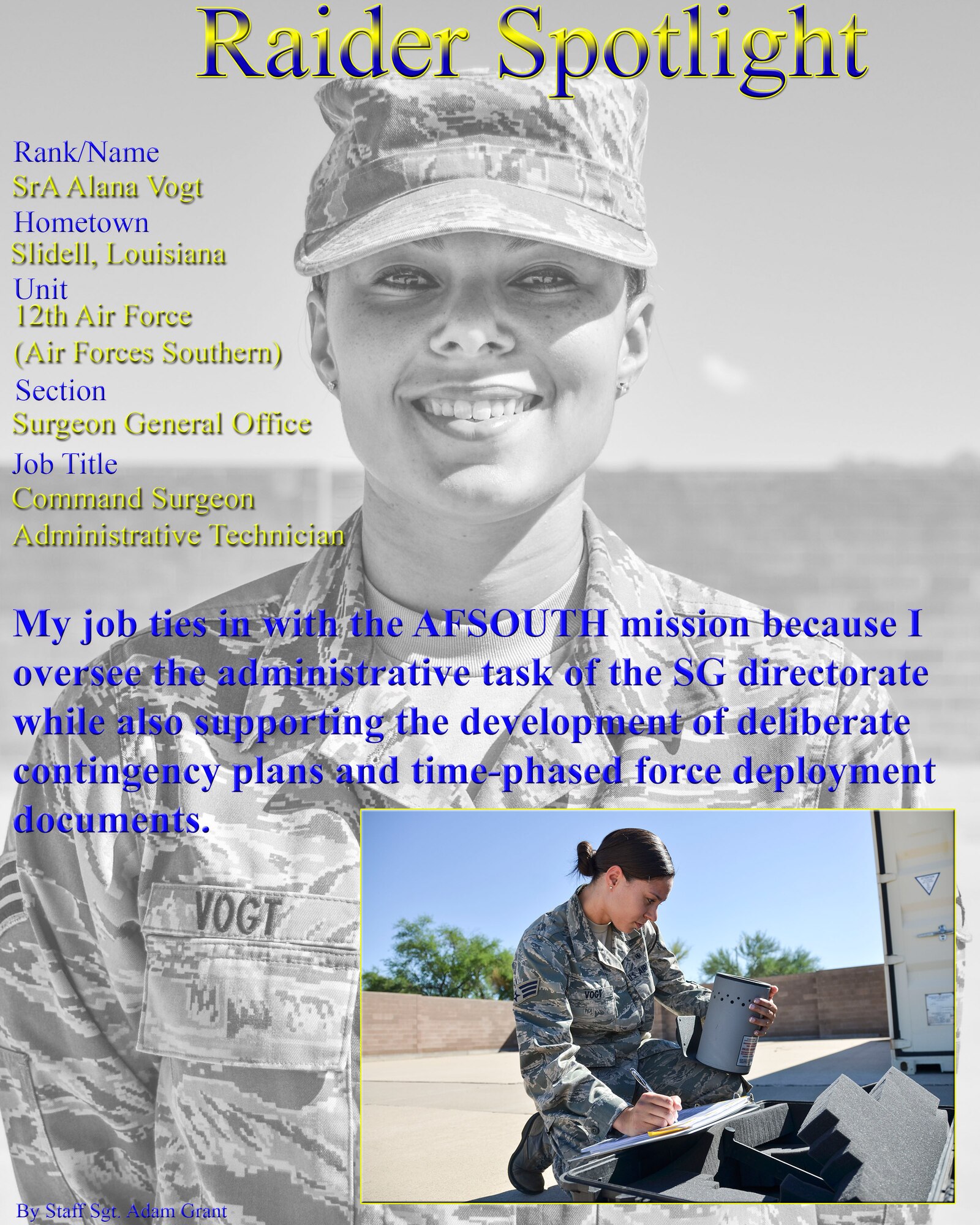 How does your job tie in with the AFSOUTH mission?  