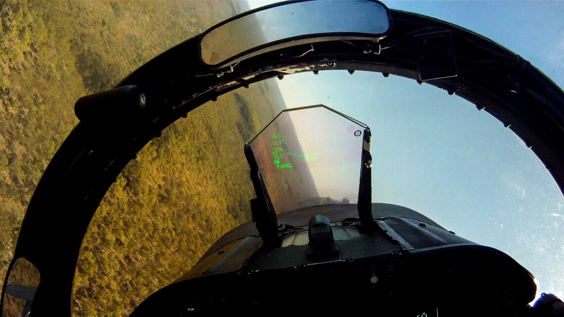 A pilot with Marine All-Weather Fighter Attack Squadron 242 conducts low altitude training during Exercise Southern Frontier above Australia’s Northern Territory, Aug. 8, 2013. The Royal Australian Air Force hosts the annual exercise at RAAF Tindal, which consists of elements from Marine Aircraft Group 12, 1st Marine Aircraft Wing, III Marine Expeditionary Force.