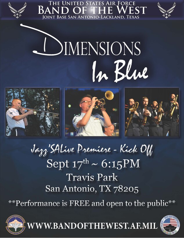 Dimensions in Blue Jazz'SAlive Flyer 2013