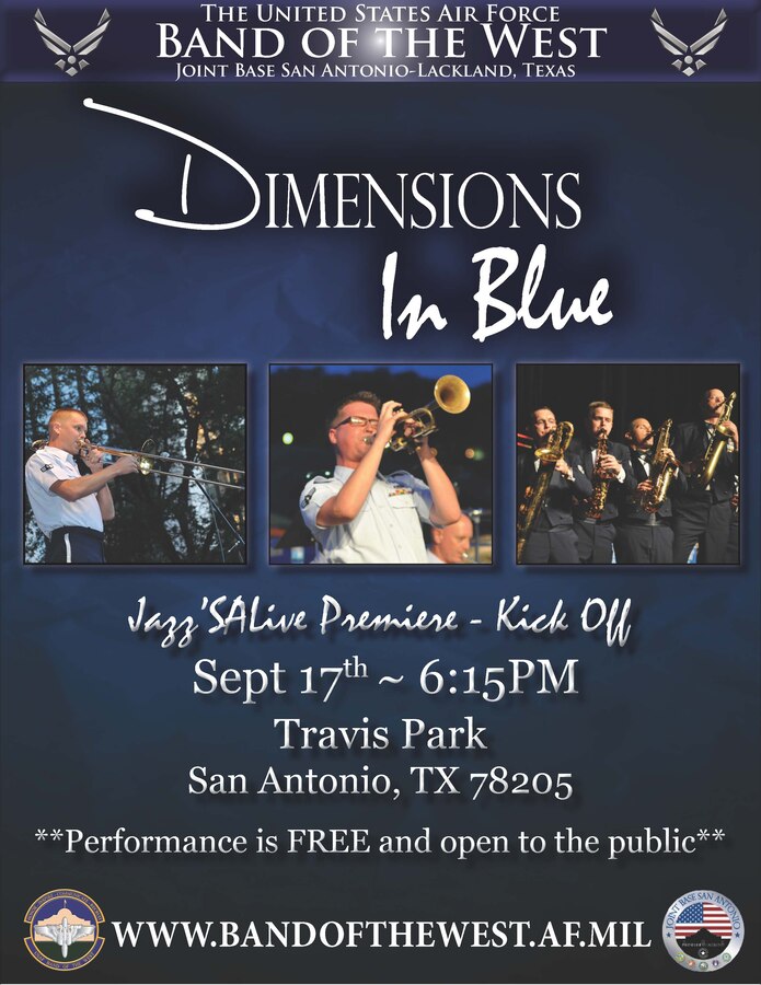 Dimensions in Blue Jazz'SAlive Flyer 2013