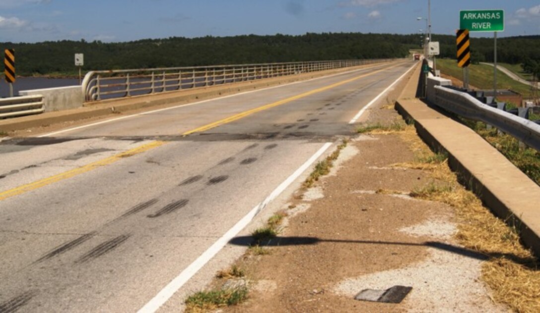 The U.S. Army Corps of Engineers will replace the aging Highway 151 Bridge over Keystone Dam west of Tulsa. Speed of construction factored into the design of the new bridge. The existing span will close to traffic Oct. 28, 2013 and remain closed for up to 13 months.