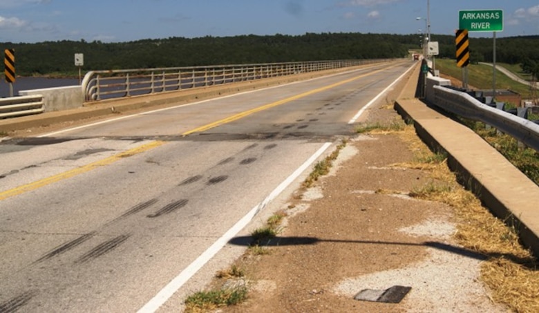 The U.S. Army Corps of Engineers will replace the aging Highway 151 Bridge over Keystone Dam west of Tulsa. Speed of construction factored into the design of the new bridge. The existing span will close to traffic Oct. 28, 2013 and remain closed for up to 13 months.