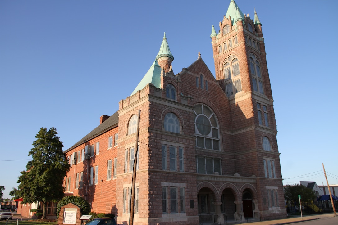 The First Baptist Church on Bute Street in Norfolk, Va., is now a registered Virginia Historic Landmark on the National Register of Historic Places of the United States. Established around 1800 as an interracial body of whites, free blacks and slaves, the congregation split off in 1817, and the remaining, primarily black, congregation moved in 1830 to an old salt-storage warehouse on Butte Street that came to be known as the “the old salt box.” Lynette Rhodes and her husband, Clifford, were married at First Baptist Church and today calls First Baptist their church home. 