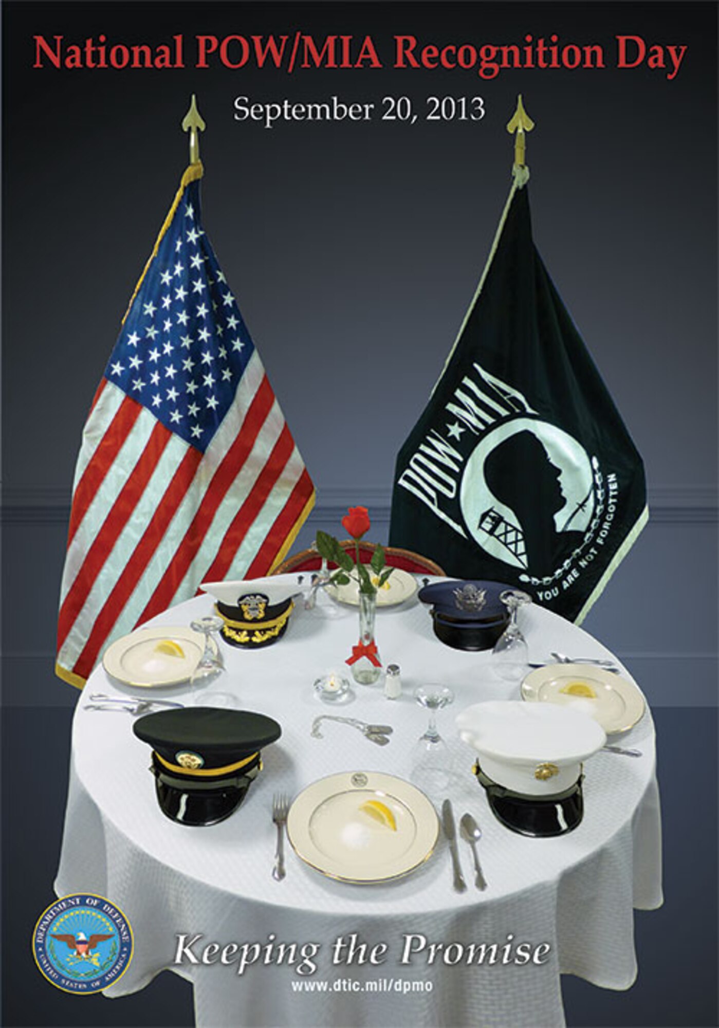 Langley Air Force Base is hosting its fourth annual POW/MIA Recognition Day events Sept. 19 and 20 to honor Service members lost in battle. 
The events will include a 24-hour run, which will begin at 10 a.m. Sept. 19 at the Shellbank Fitness Center outdoor track and conclude at the Langley POW/MIA memorial.  
Directly after the run, the Recognition Ceremony will take place at 10 a.m. Sept. 20, also at the memorial. (Courtesy graphic/Released) 