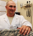 1st Lt. Laramie Richmond, 5th Medical Operations Squadron, is a Physican's Assistant in the Family Practice Clinic.