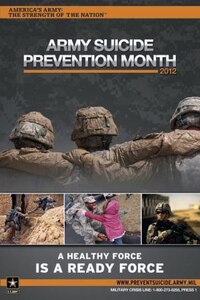 The poster illustrates getting involved, reaching out and the importance of being part of a team and looking out for your buddies.