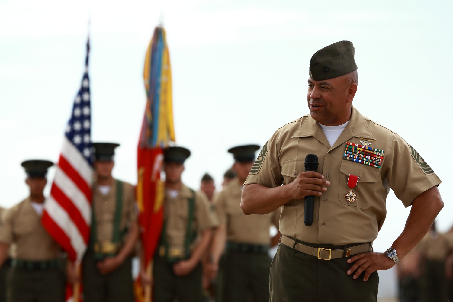 Corps Most Decorated Regiment Welcomes New Sergeant Major