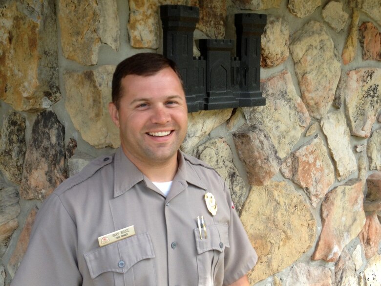 Park Ranger Gary Bruce, a conservation biologist at Center Hill Lake, is the U.S. Army Corps of Engineers Nashville District Employee of the Month for April 2013.